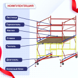 Вышка-тура  ВСП 2.0х2.0, Н-2.8м - stroymarket66.ru - Екатеринбург