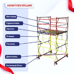 Вышка-тура  ВСП 2.0х2.0, Н-4.0м - stroymarket66.ru - Екатеринбург