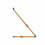 Подкос винтовой двухуровневый 4,5 м с оголовником - stroymarket66.ru - Екатеринбург