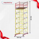 Вышка-тура  ВСП 2.0х2.0, Н-7.6м - stroymarket66.ru - Екатеринбург