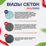 Сетка фасадная затеняющая зеленая 30-35% 3х20 м - stroymarket66.ru - Екатеринбург