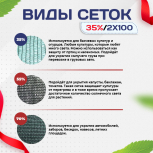 Сетка фасадная затеняющая зеленая 30-35% 2х100 м - stroymarket66.ru - Екатеринбург