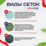 Сетка маскировочная "Стандарт" зеленая 3х6 м - stroymarket66.ru - Екатеринбург