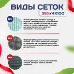 Сетка фасадная затеняющая зеленая 30-35% 4х100 м - stroymarket66.ru - Екатеринбург