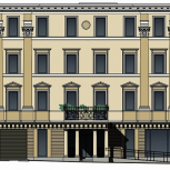 Фальшфасад сетка с изображением на строительные леса - stroymarket66.ru - Екатеринбург