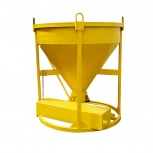 Бадья для бетона БН 1,0 м3 низкая c лотком - stroymarket66.ru - Екатеринбург