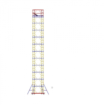 Вышка-тура ВПСР-600/ Базовый блок (14,7м) - stroymarket66.ru - Екатеринбург