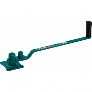 Ручной станок для гибки арматуры KRAFTOOL 10 E, острый гиб, на подшипнике - stroymarket66.ru - Екатеринбург