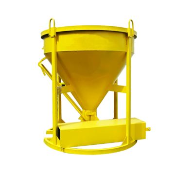 Бадья для бетона БН 1,0 м3 низкая c лотком - stroymarket66.ru - Екатеринбург