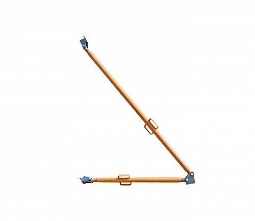 Подкос винтовой двухуровневый 4,5 м с оголовником - stroymarket66.ru - Екатеринбург