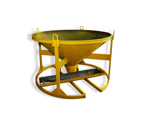 Бадья для бетона БН 0,75 м3 с лотком - stroymarket66.ru - Екатеринбург