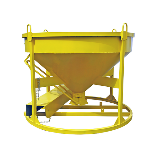 Бадья для бетона БН 1,5 м3 низкая с лотком - stroymarket66.ru - Екатеринбург