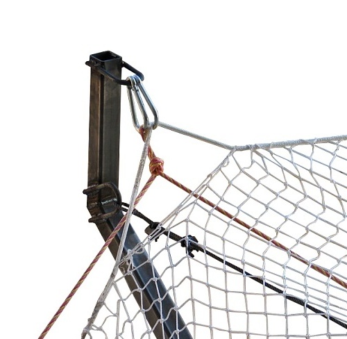 Защитно-улавливающая сетка (ЗУС) комплект кронштейн и 2 опоры с креплением - stroymarket66.ru - Екатеринбург