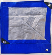 Тент Тарпаулин 180 г/м2 с люверсами   - stroymarket66.ru - Екатеринбург